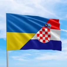 Флаги стран мира Хорватия - Украина